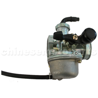 KUNFU 22mm Carburetor of High Quality with Hand Choke for 125cc ATV, Dirt Bike & Go Kart