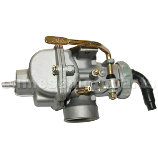 KUNFU 20mm Carburetor of High Quality with Hand Choke for 110cc ATV, Dirt Bike & Go Kart