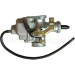 KUNFU 27mm Carburetor with Cable Choke for CG 150cc-200cc ATV, Dirt Bike & Go Kart.