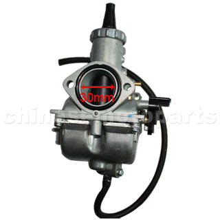 MIKUNI 30mm Carburetor with Hand Choke for CG/CB 200cc-250cc ATV, Dirt Bike & Go Kart