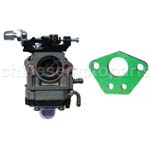 Cat Eye Carburetor w/ Gasket X7 X1 X2 Pocket Bike Parts X-8 2 Stroke Terminator Cat Eye Carburetor w/ Gasket X7 X1 X2 Pocket Bike Parts X-8 2 Stroke Terminator