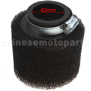 42mm Air Filter for ATV, Dirt Bike & Go Kart