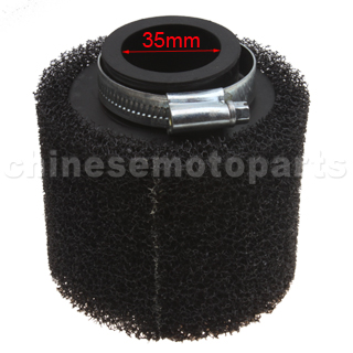 35mm Air Filter for ATV, Dirt Bike & Go Kart