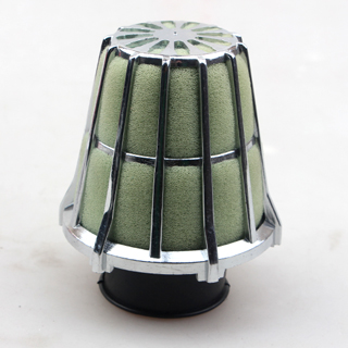 Green Chrome 38mm Foam Air Filter for dirt bike .