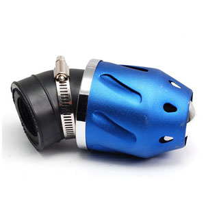 Blue Bullet Air Filter 45-48mm Intake Pipe for 50cc-150cc Motorcycle Dirt Bike ATV Scooter