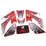 Decals for 50-125 Dirtbike-Red