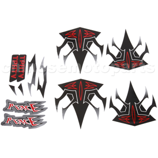 Decals for 50-125 ATV